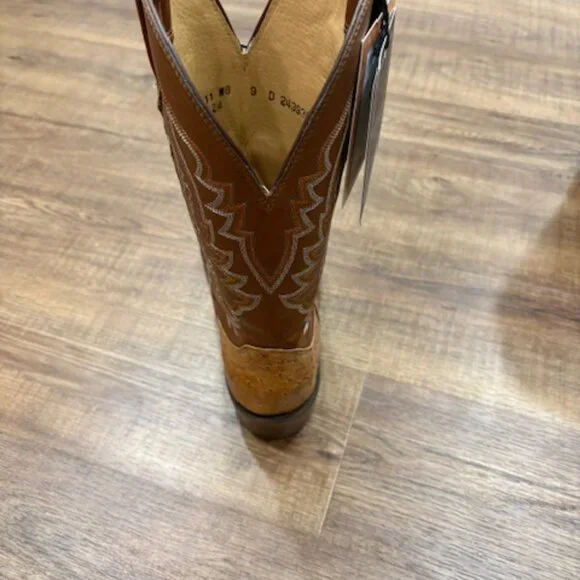 Lucchese Full Quill Ostrich Boots - Picture 3 of 9